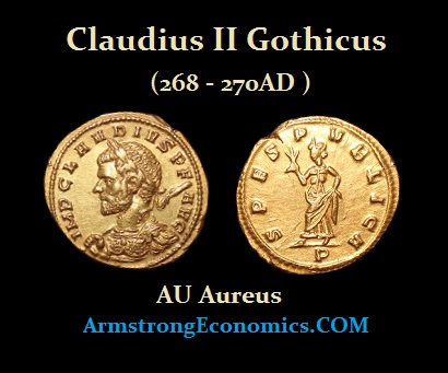 Claudius II AU Aureus