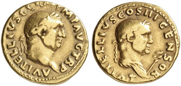 Lucius Vitellius AU Aureus