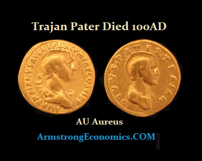 Trajan Pater Aureus - R