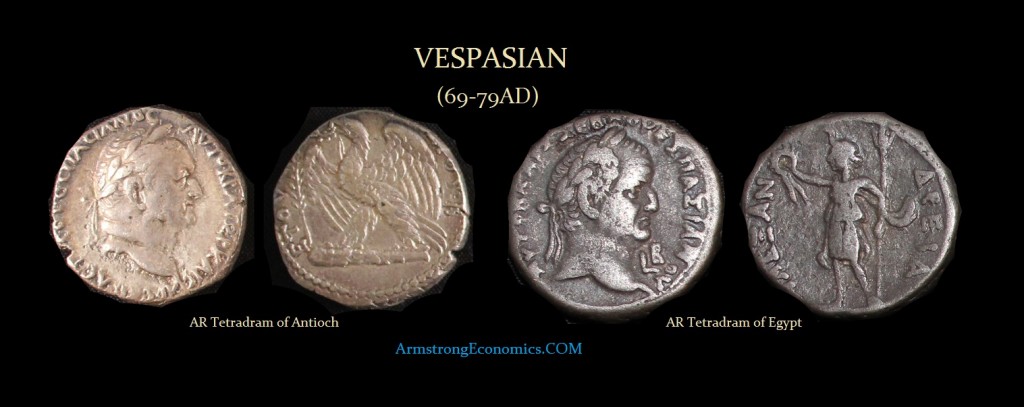 VESPASIAN Colonial Tetradrach Antioch Egypt