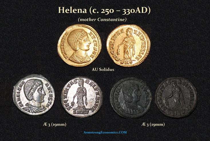 Helena Solidus follis centenionalis
