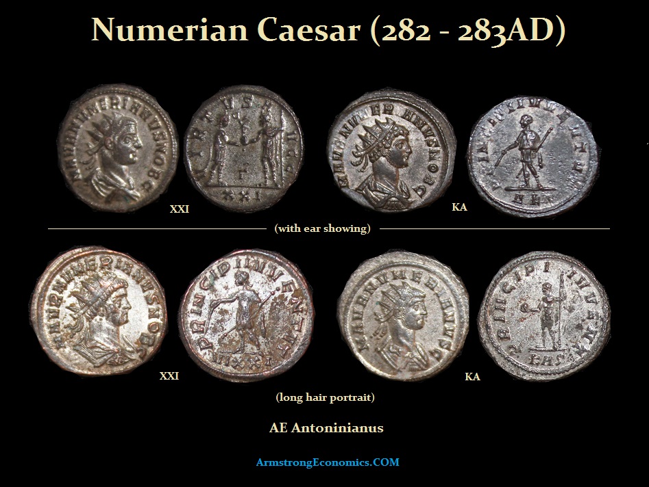 NUMERIAN NOB CAESAR DENOMINATIONS Antoninianus
