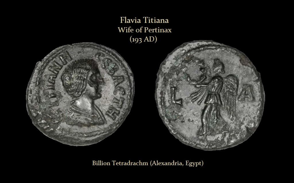 TITIANA Billion Tetradrachm (Alexandria, Egypt)