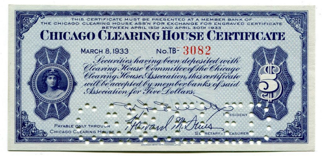 1933 Chicao Clearing House Scrip 1024x496