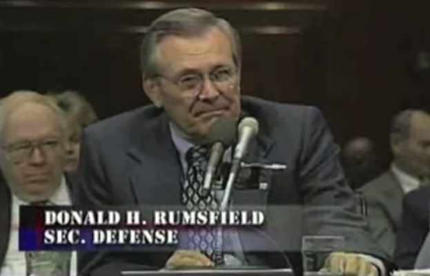 Rumsfeld-Testifying