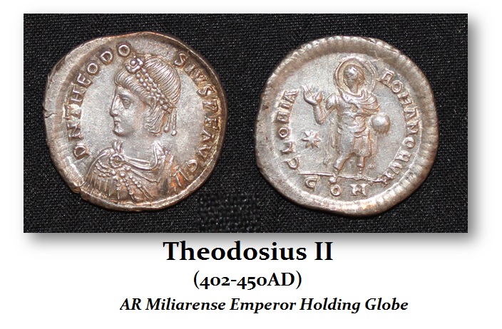Theodosius II AR Miliarense
