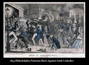1844 Phila Nativism Riot Againt Irish 300x218