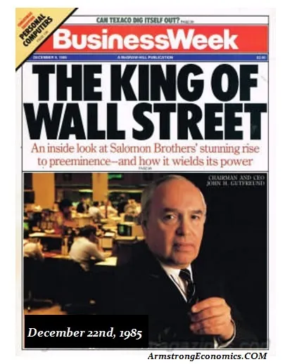 Business Week King of Wall Street 1985