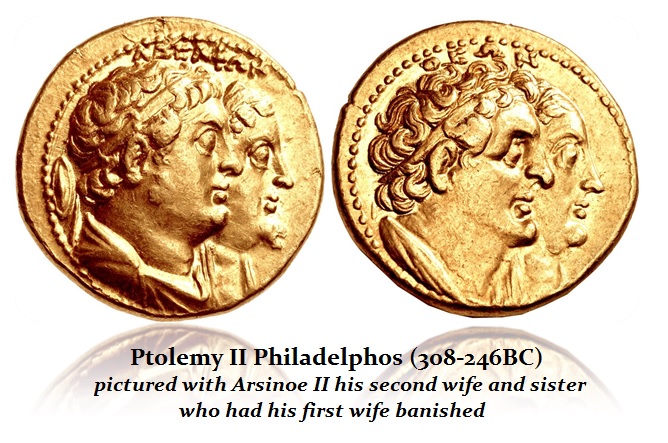 Ptolemy II Arsinoe II AU
