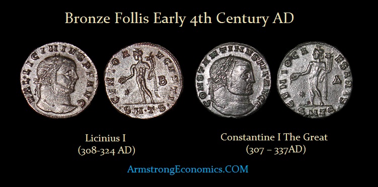 Constantine Licinius Follis - R