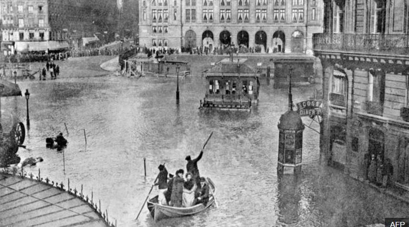 France under Water for 2 months 1910