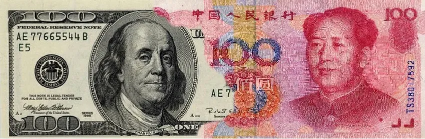 Dollar-Yuan-Transfer
