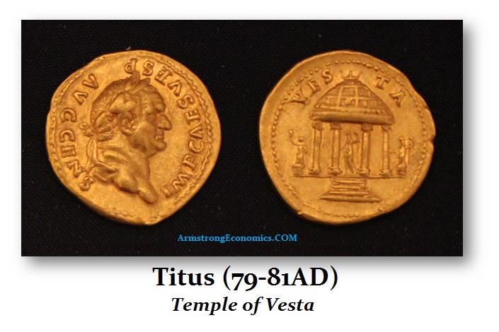 Titus AU Aureus Temple of Vesta