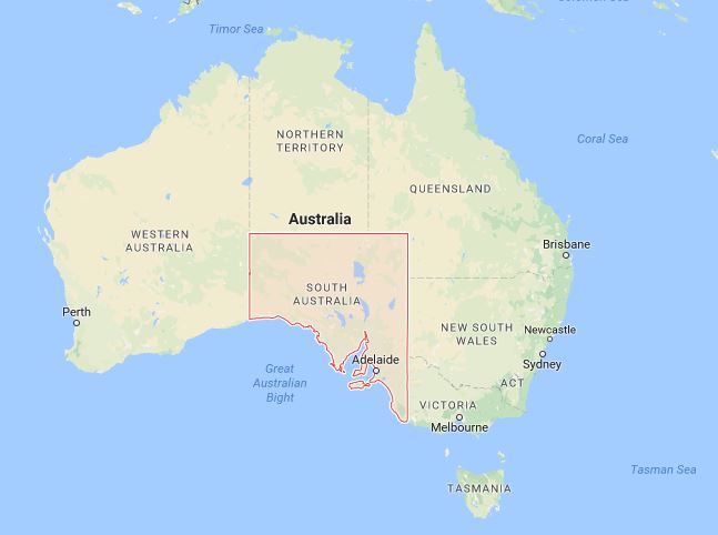 South Australia Map
