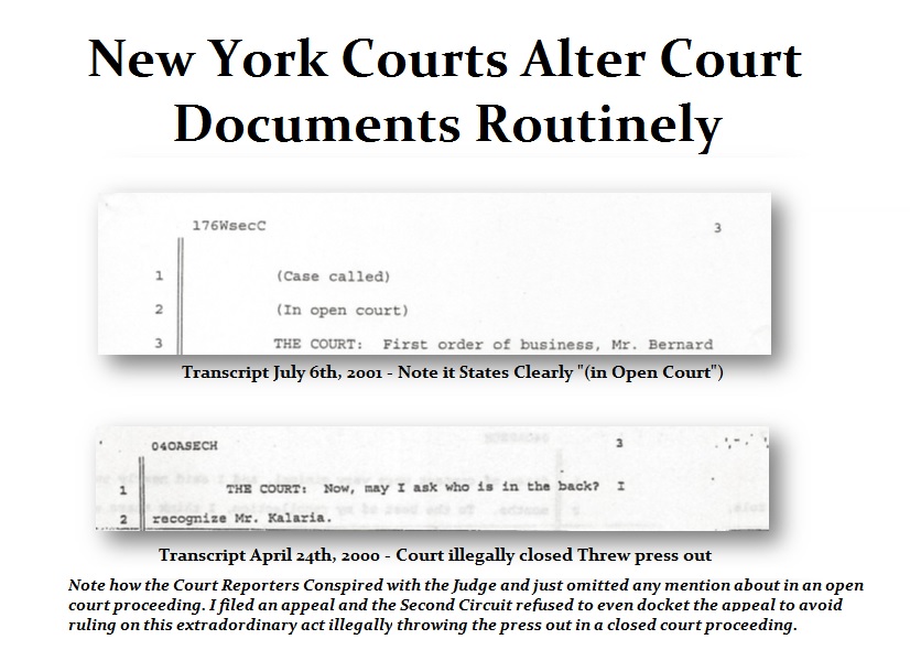Altering Transcripts closing court