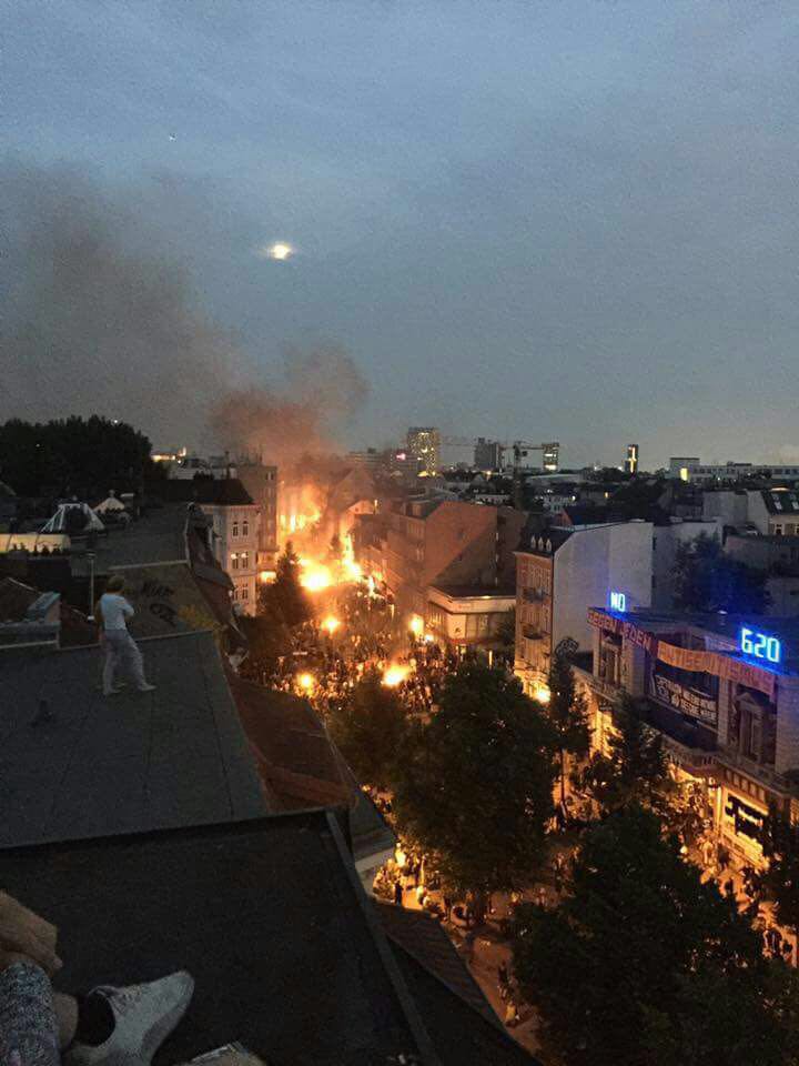 Hamburg on Fire