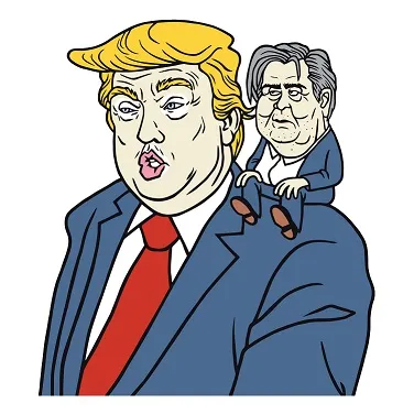 Bannon & Trump-R