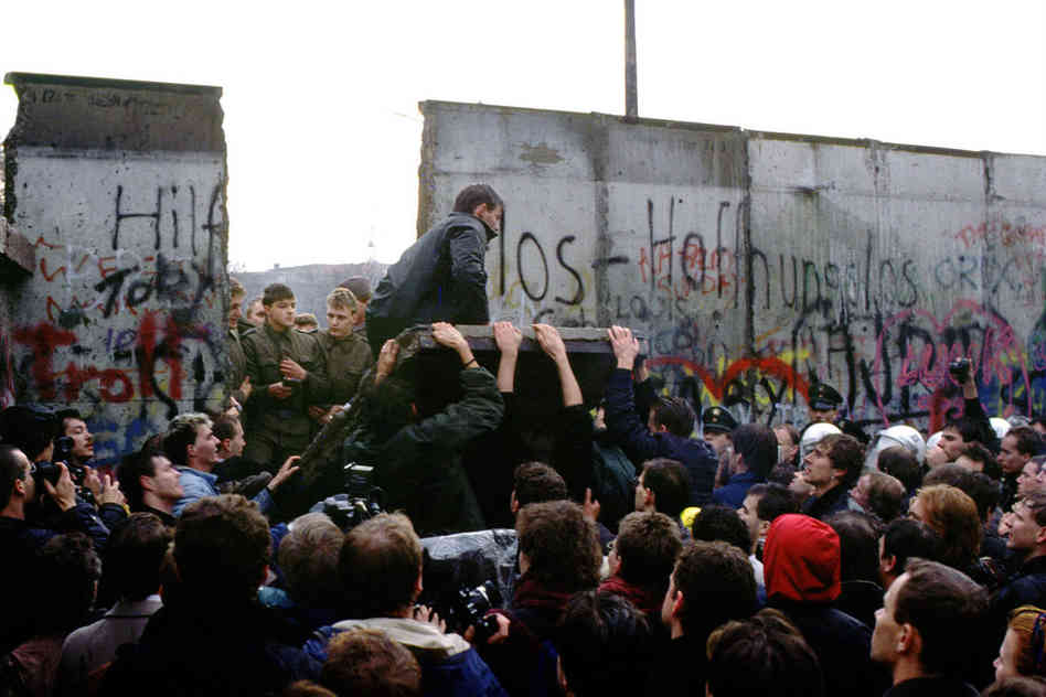 Berlin Wall Falls