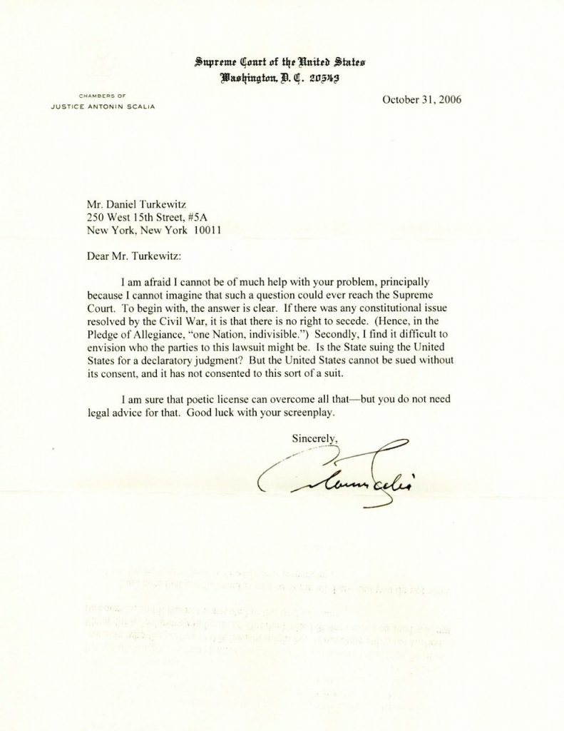 Scalia letter on secession 791x1024