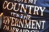 T-Shirt Afraid of Government