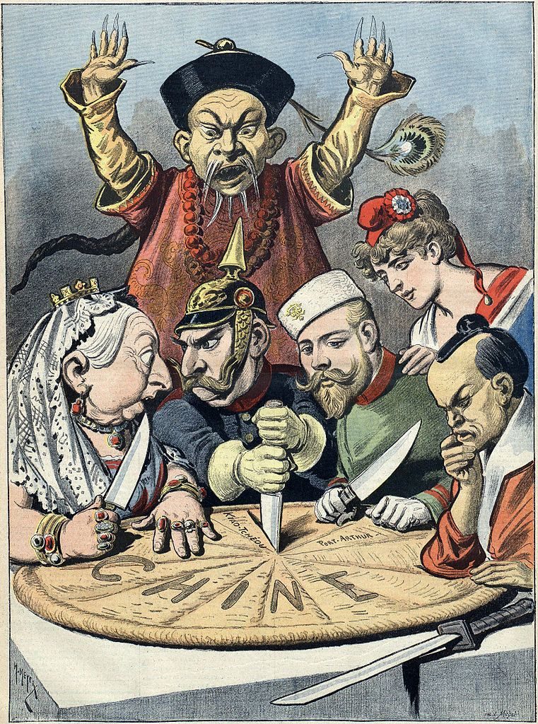 Carving up China_imperialism_cartoon 761x1024