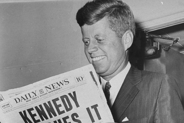 kennedy John F wins