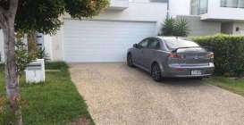 Car in Driveway