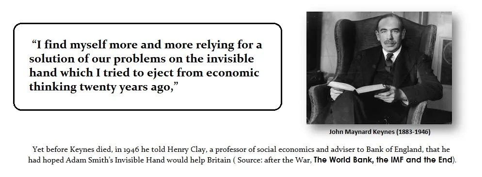 Keynes quote on Invisible Hand Keynes quote on Invisible Hand