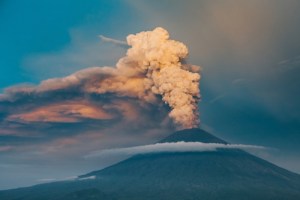Volcano Bali Eruption