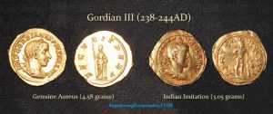 Gordian III Aureus Indian Imitation R 300x126