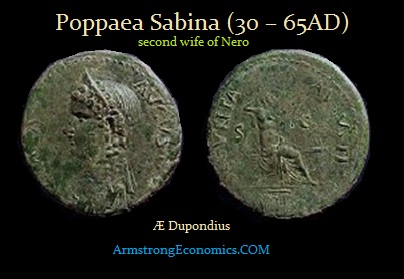Poppaea Sabina Æ Dupondius
