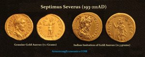 SeptimusSeverus India Imitation gold aureus R2 300x119