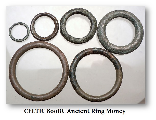 Celtic Ring Money 800BC