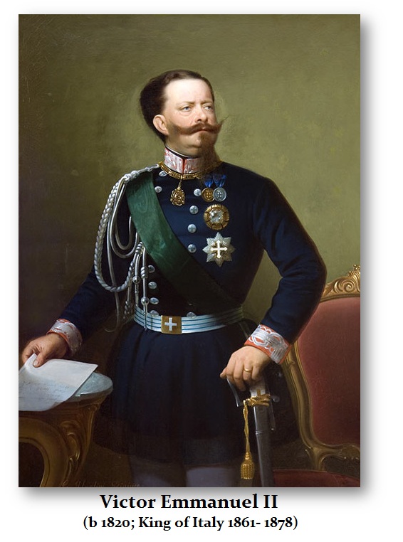 Victor Emmanuel II 1820 – 1878