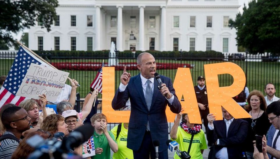 Avenatti at White House