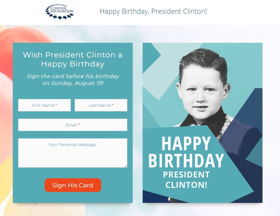 Clinton Birthday