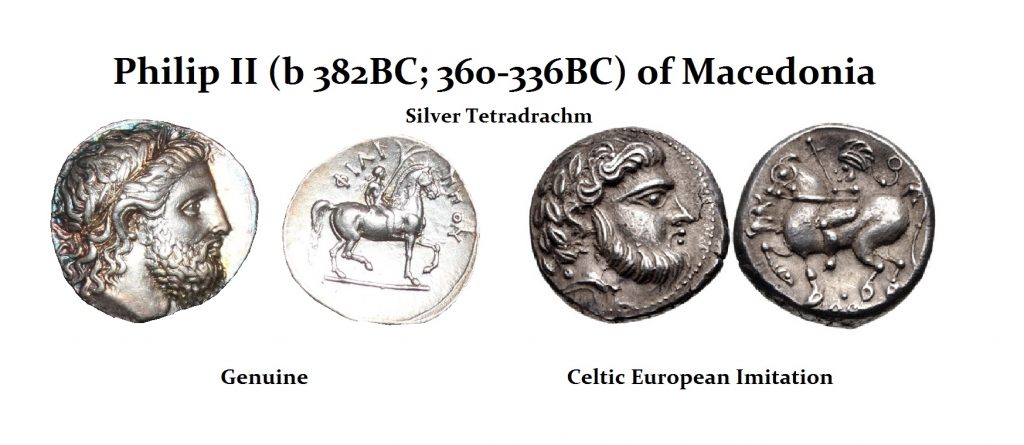 Philip II Celtic Imitation Tetradrachm 1024x445