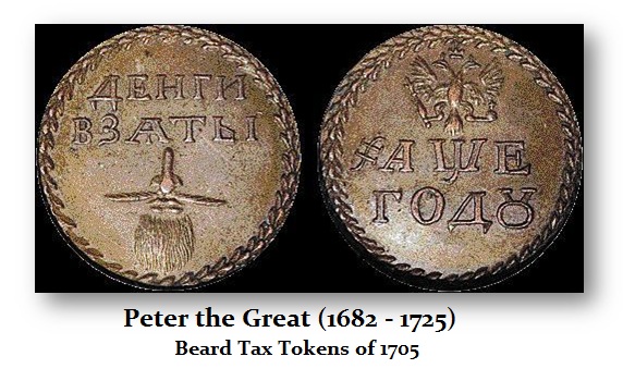 Peter the Great Beard Tax Token