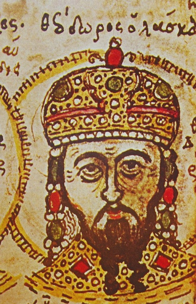 Theodore I Comnenus Lascaris Emperor of Nicaea 1208 1222AD Portrait 662x1024