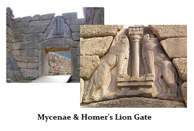 Mycenae Homer Lion Gate