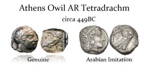 Arabian Imitation Athens Owl 449BC 300x135