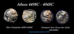 Athens Emergency SIlver Tetradrachms 404BC 300x140