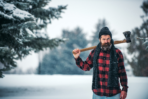 Winter lumber jack