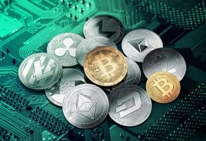 Cryptocurrency bitcoin basket 300x206
