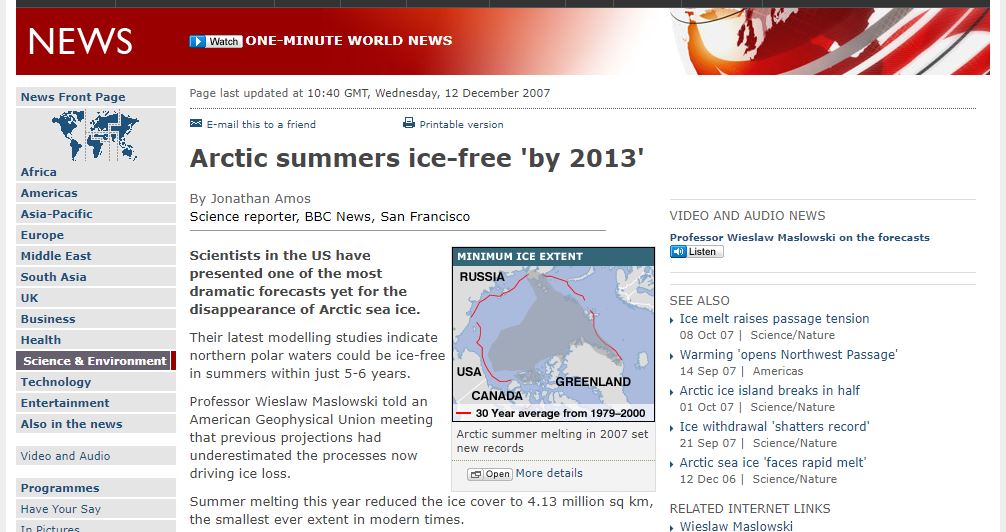BBC 2013 No more ice