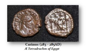 Carinus Æ Tetradrachm Egypt 300x188