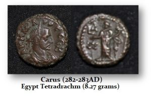 Carus Egypt Tetradrachm 300x191