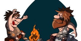 Neanderthal Camp Fire