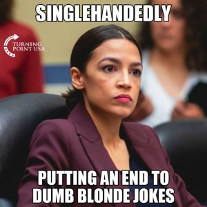 AOC Dumb Blond Jokes 300x300