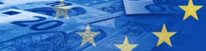 Euro Currency Flag 300x75